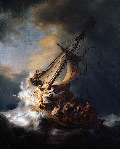 The Storm on the Sea of Galilee Rembrandt