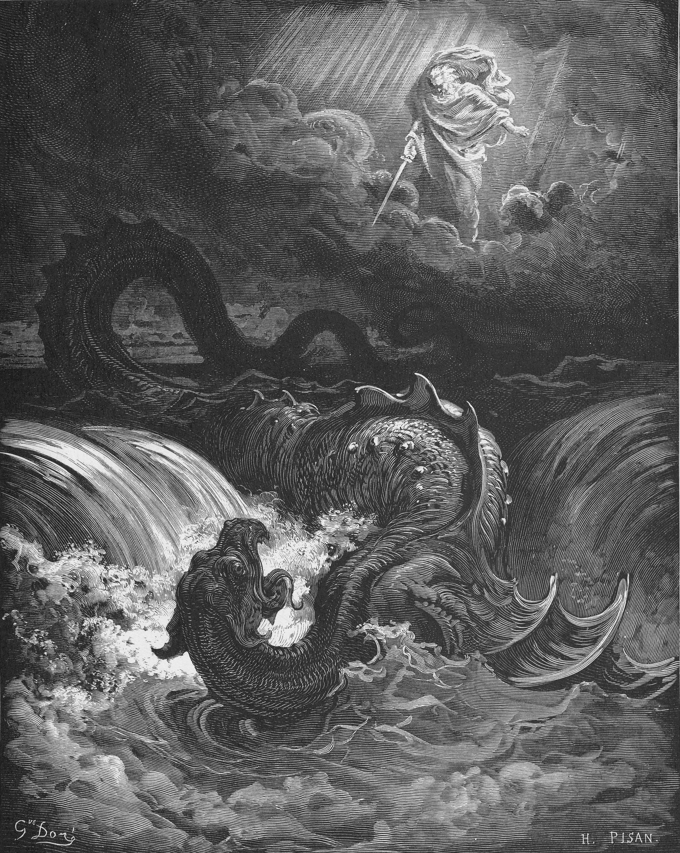Gustave Doré – The Destruction of Leviathan – Analysis
